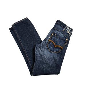 Levi's Silvertab Vintage Y2K Slim Fit Dark Blue Denim Jeans Mens 31 x 32